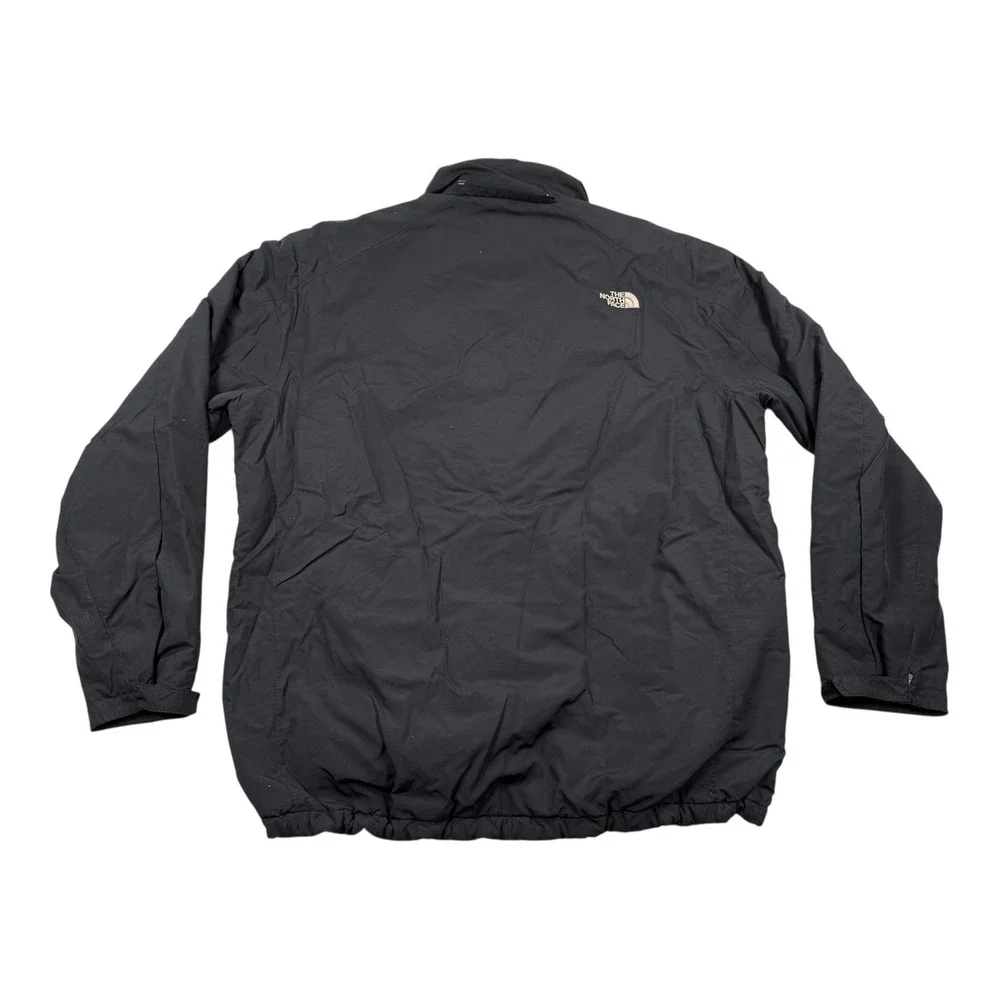 The North Face HyVent Jacket Mens 2XL Black Insulated Waterproof Rain Outdoor